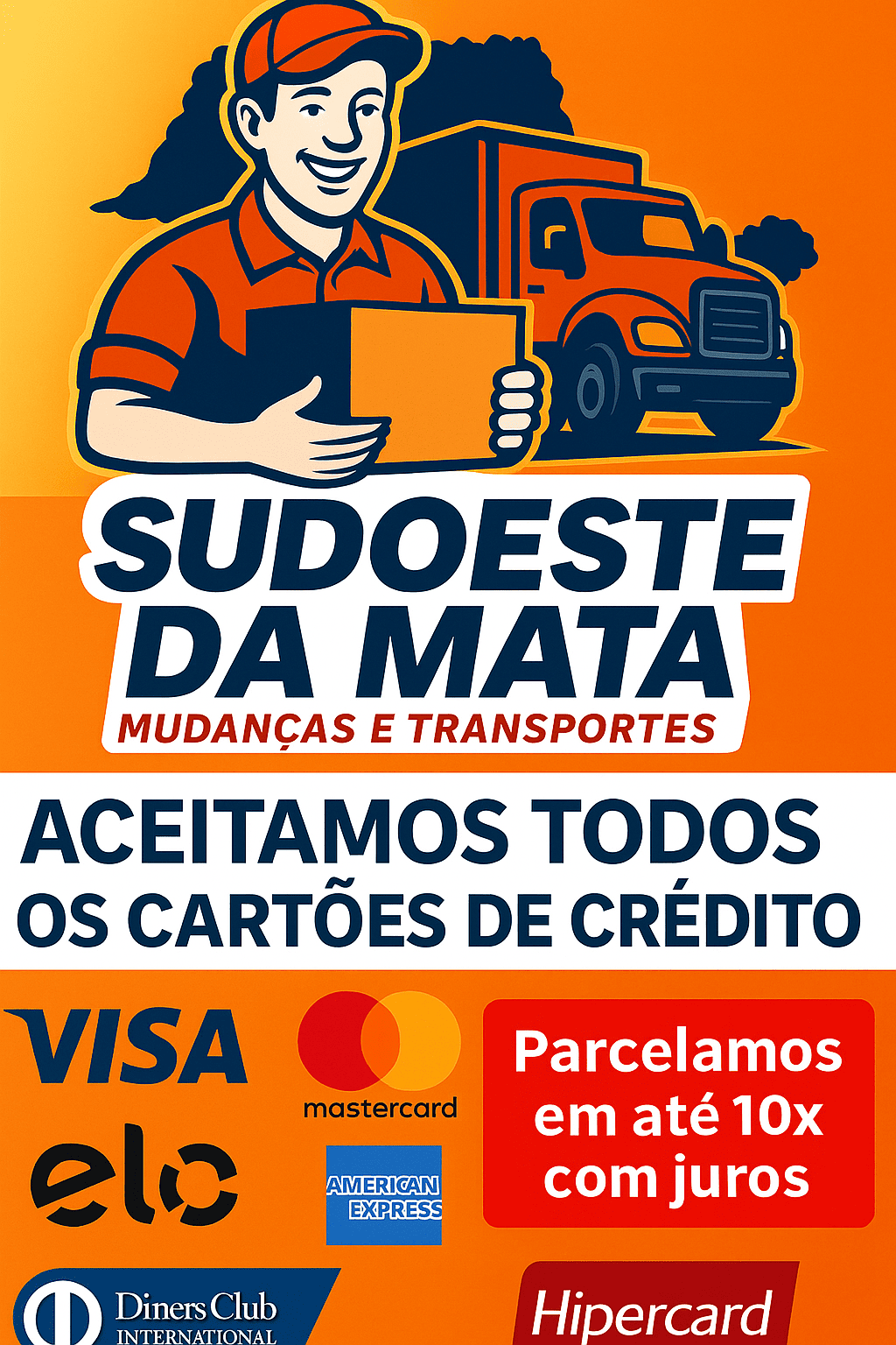 Parcelamento em até 10x com juros